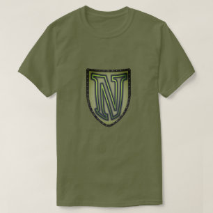 Camiseta Super Hero "N" Insígnia T-Shirt