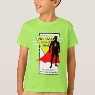 Camiseta Super Hero SUPPERMAN MAN DE FARINHA