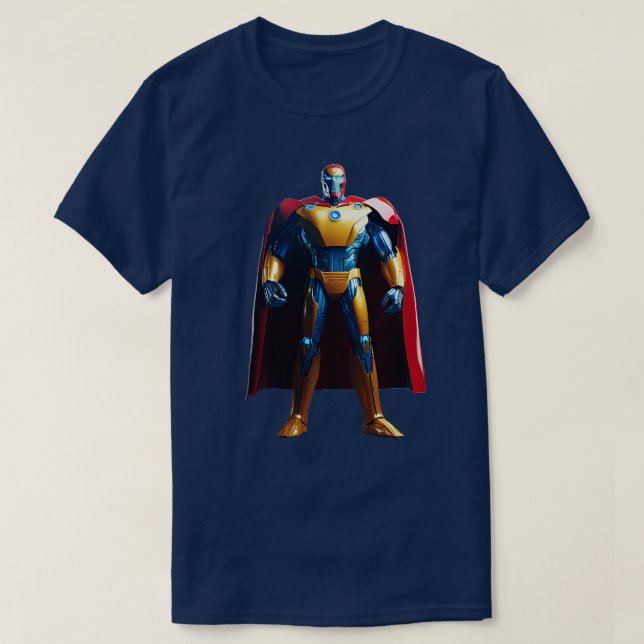 Camiseta Super-herói (Frente do Design)