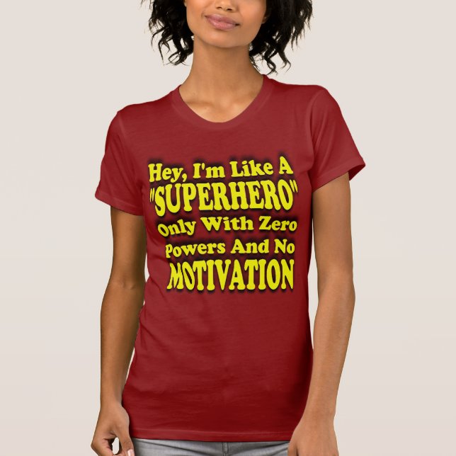 Camiseta Super-herói (Frente)
