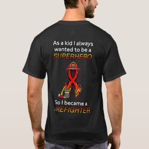 Camiseta SUPER-HERÓI... Bombeiro