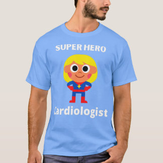 Camiseta super-herói cardiologista