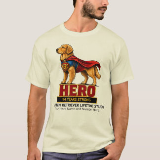 Camiseta SUPER-HERÓI CLARO - 14 anos de força