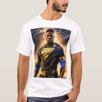 "Super-herói claro e escuro"