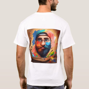 Camiseta Super Herói com Olhos Marrons