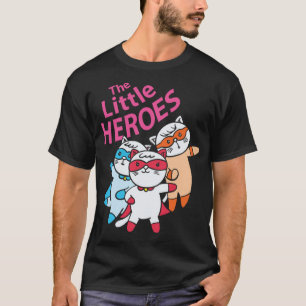 Camiseta Super-herói de gato bonito