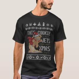 Camiseta Super-Herói de Gengibre Natal Divertido