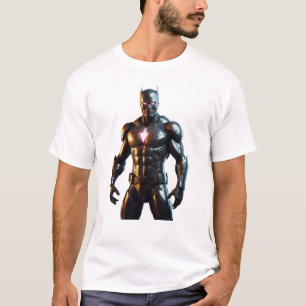 Camiseta Super-herói de Manipulação de Metal