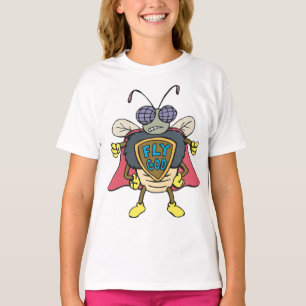 Camiseta Super-Herói Deus Voa Personagem de Inseto Voador