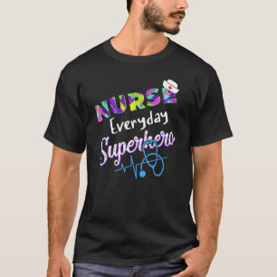 Camiseta Super-herói do Dia Internacional da Enfermagem Col