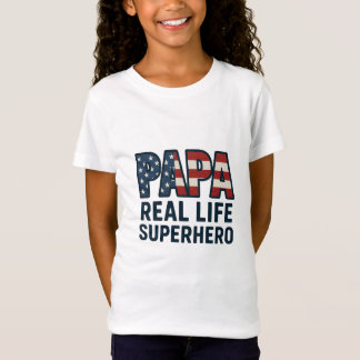 Camiseta Super-herói do PAPA Real Life