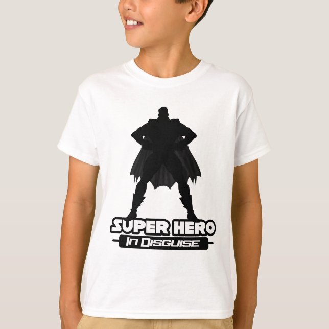 Camiseta Super Herói Em Disfarce (Frente)