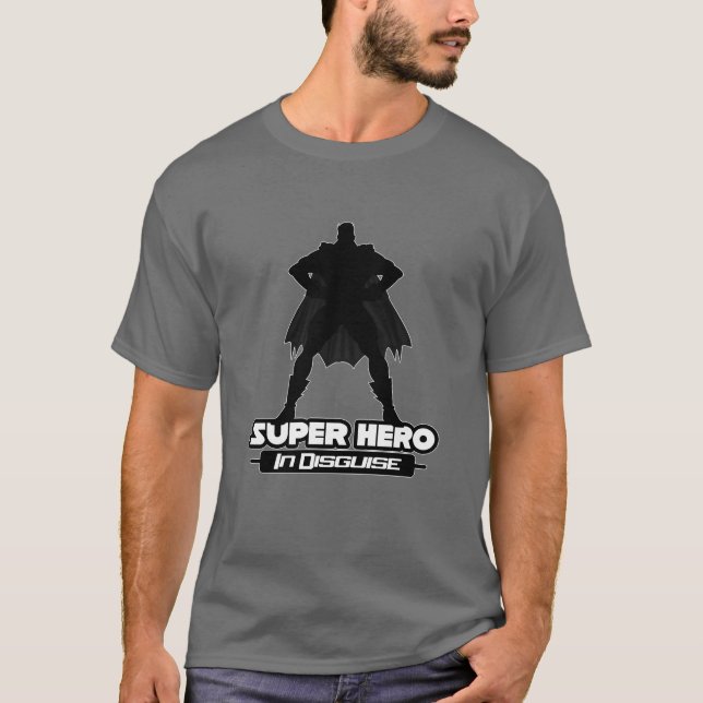 Camiseta Super Herói Em Disfarce (Frente)