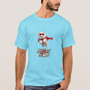 Camiseta Super-herói Gato Persa
