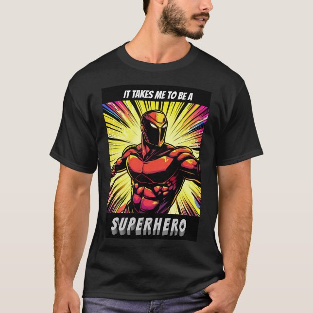 Camiseta Super-herói Inspiração Tee 8 (Frente)