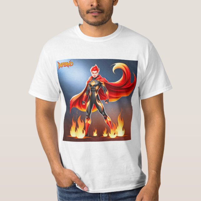 Camiseta Super-herói:O poder e a força (Frente)