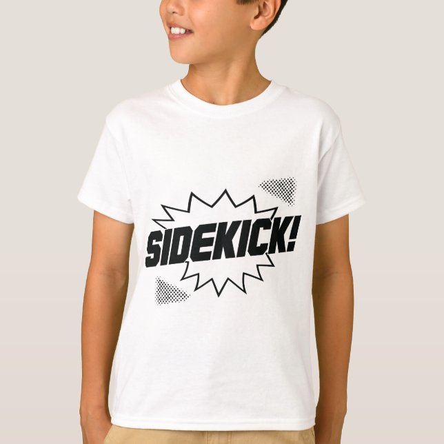 Camiseta Super-Herói Sidechute Para Irmão Pequeno Ou Nascid (Frente)
