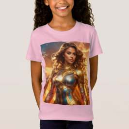 CAMISETA SUPER-HEROÍNA - SUPER-HEROÍNA FEMININA