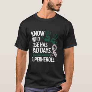Camiseta Super-heróis da Conscientização da Saúde Mental Fi