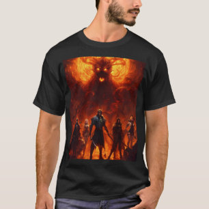 Camiseta Super-heróis vs. Forças Espectrais: Mãos Assaltado
