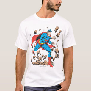 Camiseta Super-homem corre em rublo