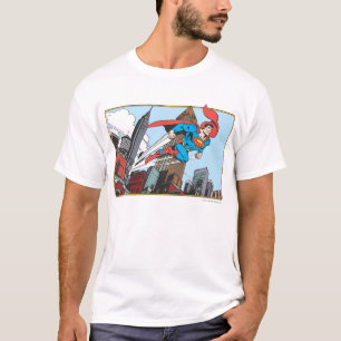 Camiseta Super-homem e arranha-céus
