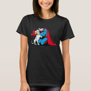 Camiseta Super-Homem e Krypto