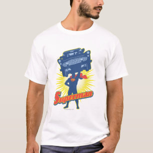 Camiseta Super-homem ergue um carro 2