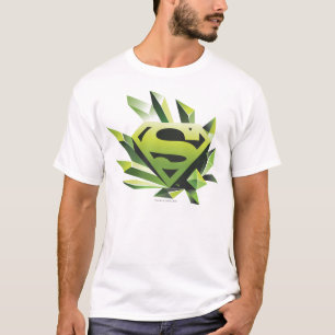 Camiseta Super-Homem Estilizado  Logotipo verde