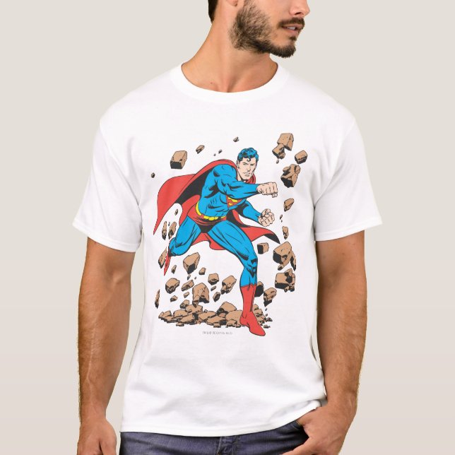 Camiseta Super-Homem Executa em Rubble (Frente)