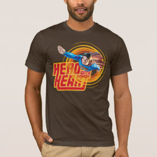 Camiseta Super-Homem Herói com Coração