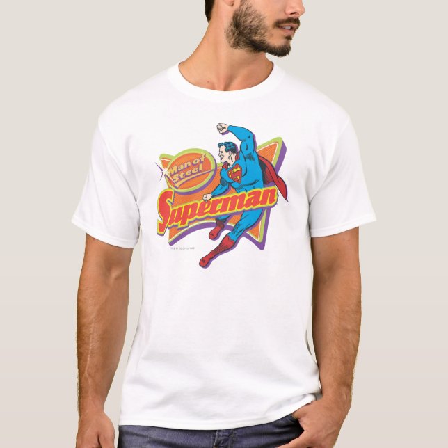 Camiseta Super-Homem - Homem de Aço (Frente)