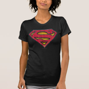 Camiseta Super-Homem  Logotipo em dificuldades