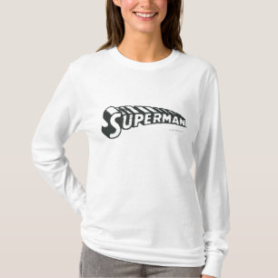 Camiseta Super-Homem Logotipo Grunge