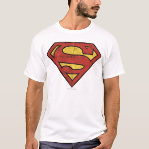 Camiseta Super-Homem  Logotipo Grunge