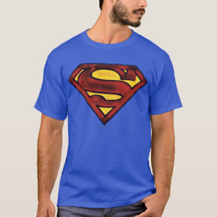 Camiseta Super-Homem  Logotipo vermelho escuro