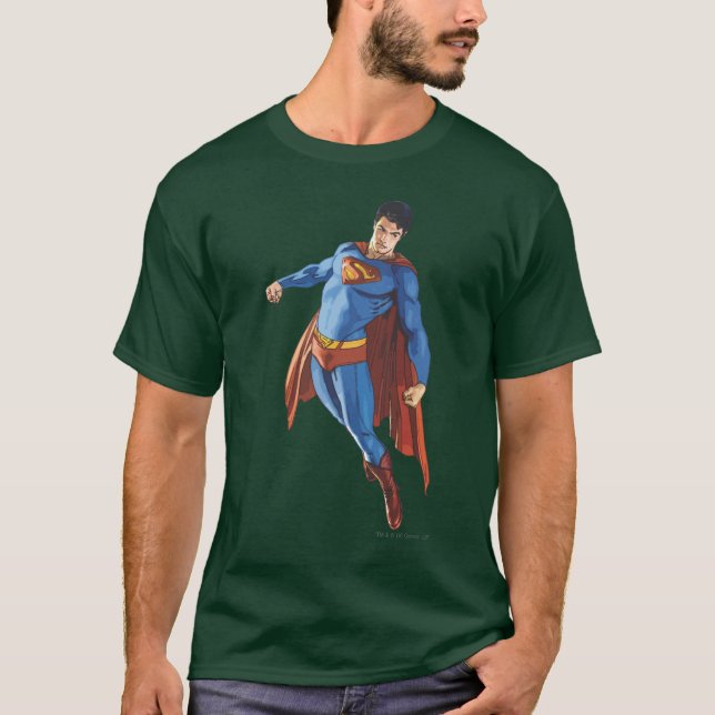 Camiseta Super-Homem Olhando para Baixo (Frente)