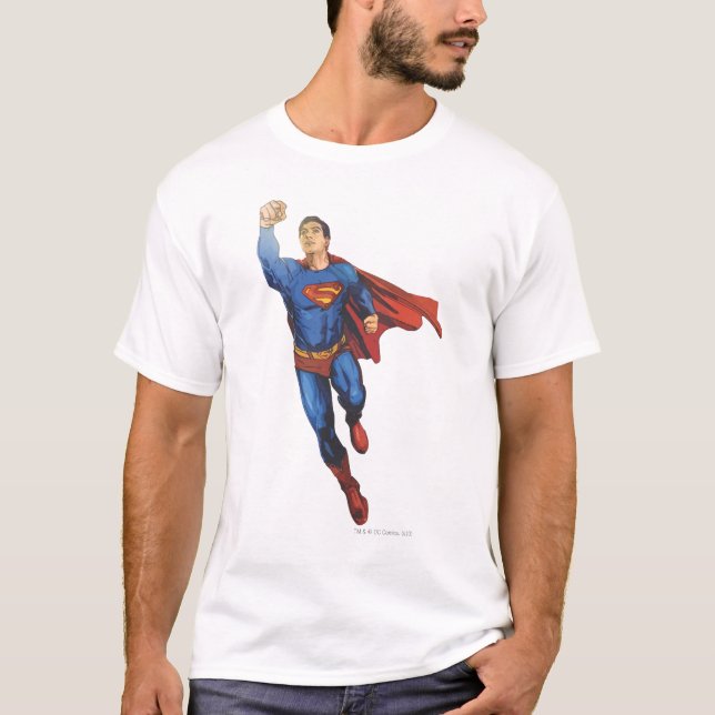 Camiseta Super-Homem Voando Esquerda (Frente)