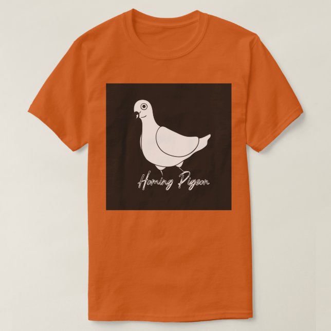 Camiseta Super Homing Pigeon Racing Gift 1 (Frente do Design)