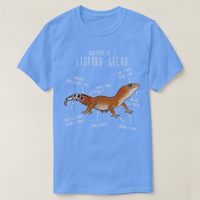 Camiseta Super Hypo Tangerine Leopard Gecko Lizard Reptile (Frente do Design)