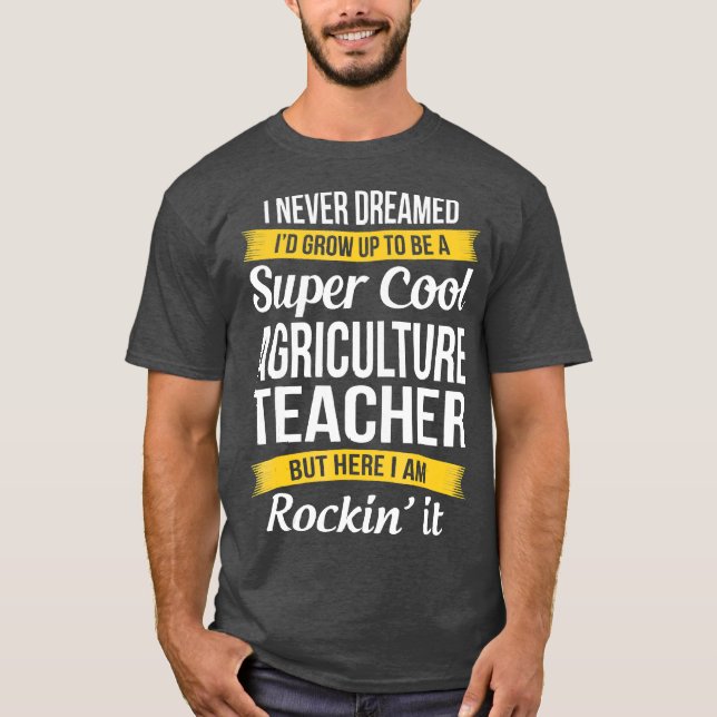 Camiseta Super Legal doação do professor de agricultura (Frente)