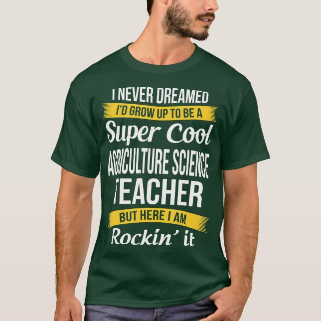 Camiseta Super Legal Professor de Ciência da Agricultura En (Frente)