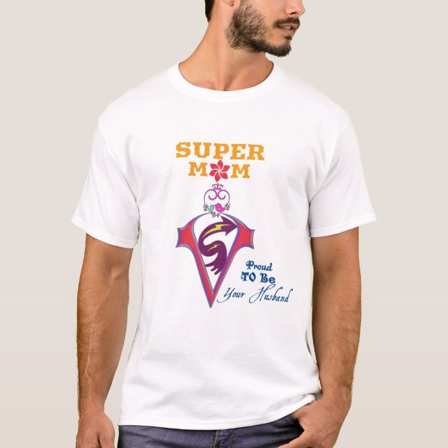 Camiseta super mãe (Frente)