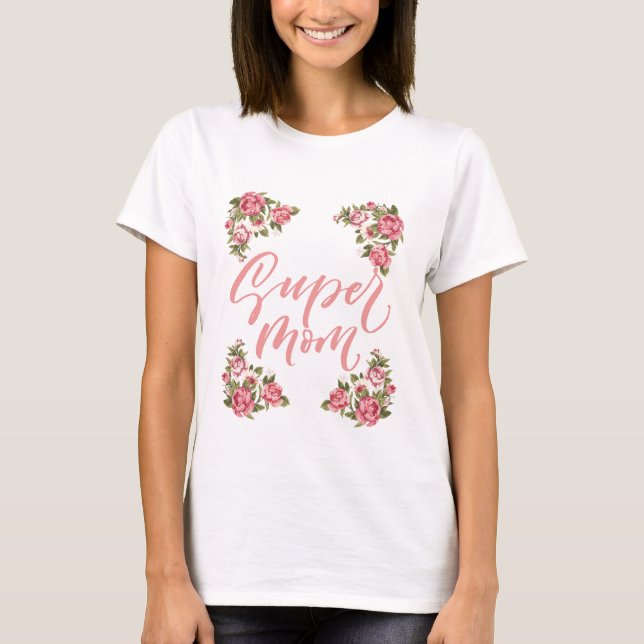Camiseta Super-mãe (Frente)