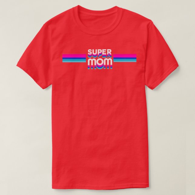 Camiseta Super Mãe1 (Frente do Design)