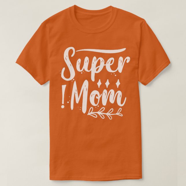 Camiseta Super Mãe1 (Frente do Design)