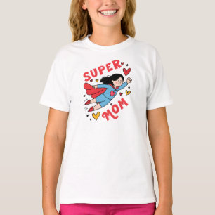 Camiseta Super Mãe, Dia de as mães Engraçado