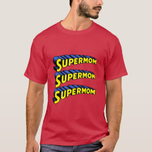 Camiseta Super-mãe no Tee de Ação