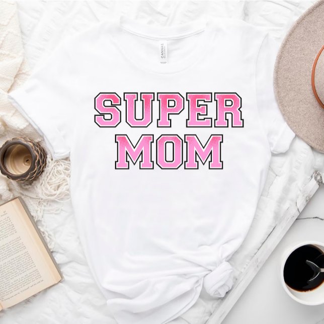 Camiseta SUPER Mãe | Super-herói (Criador carregado)