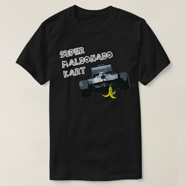 Camiseta Super Maldonado Kart Classic TSirt (Frente do Design)